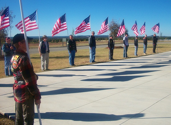 honor and flag guard for Gustof Otto Fajerson, who died November 5, 2010