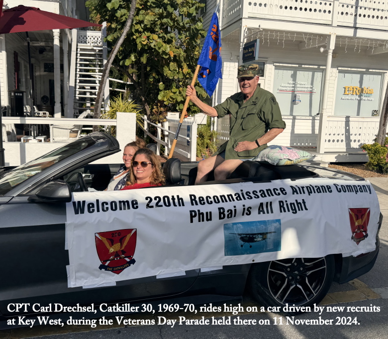 Catkiller 30 Carl Drechsel and crew, Veterans Day Parade, Key West, Florida Catkiller 30 Carl Drechsel and crew, Veterans Day Parade, Key West, Florida