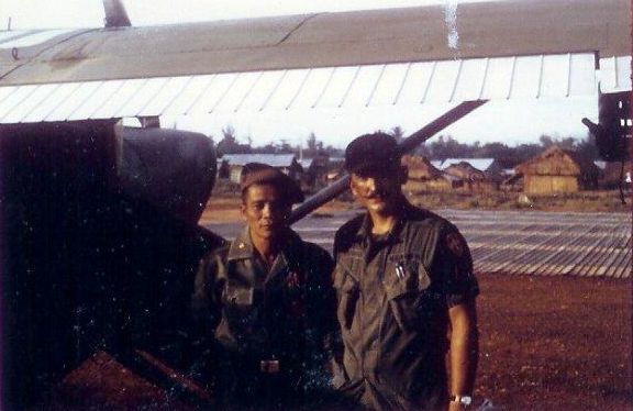 MACV Advisor and ARVN observer at Hoi An