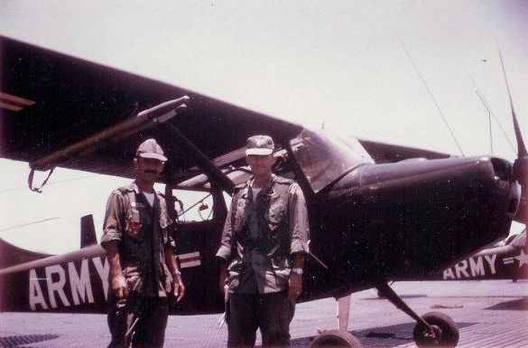CPT Robert L. Chancellor, Platoon Leader, and SGT Carrichie at Marble Mountain