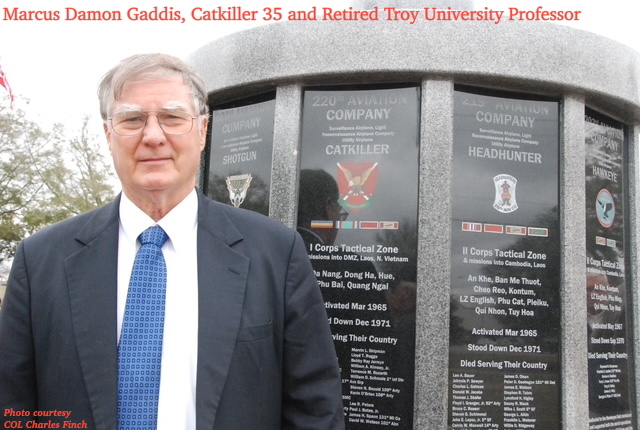 Captain Marcus Damon Gaddis, Fort Rucker Museum, 2014 Captain Marcus Damon Gaddis, Fort Rucker Museum, 2014