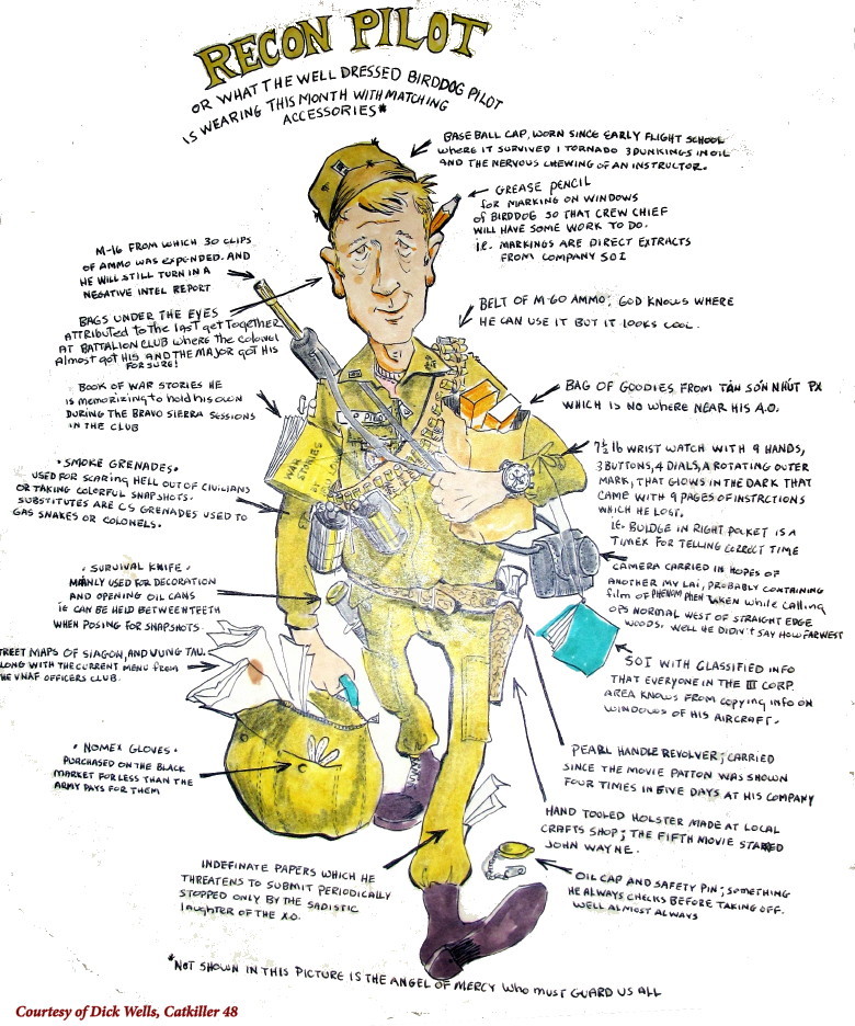 Recon Pilot graphic, artist unknown, courtesy of Dick Wells Recon Pilot graphic, artist unknown, courtesy of Dick Wells