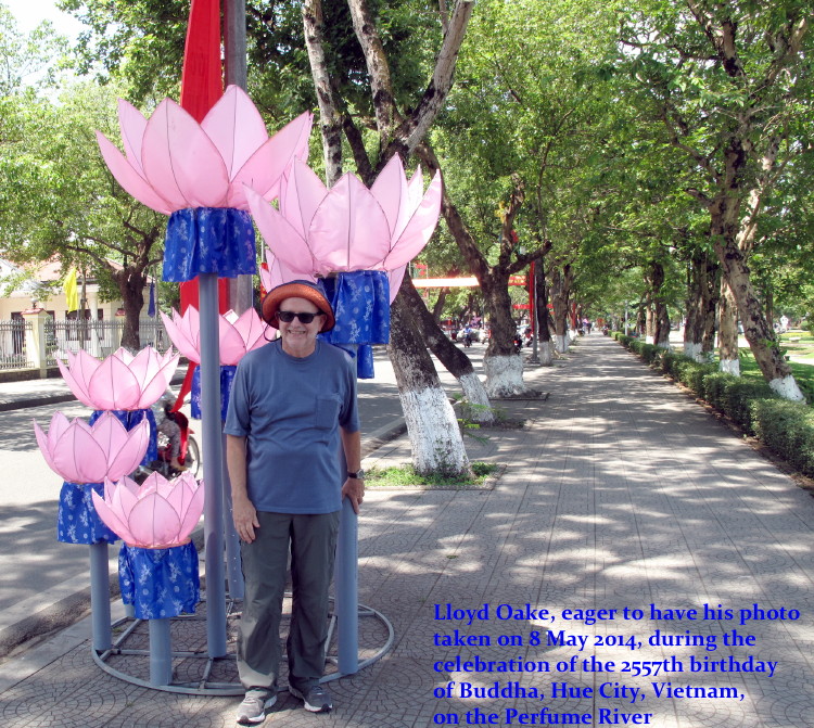 8 May 2014, during a walk along the Perfume River. 8 May 2014, during a walk along the Perfume River.