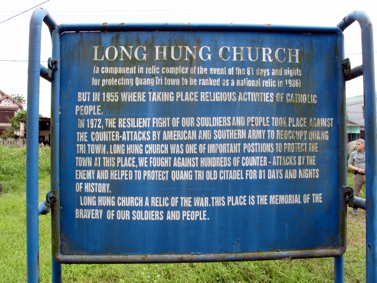Vietnam Battlefield Tours, Long Hung Church Vietnam Battlefield Tours, Long Hung Church