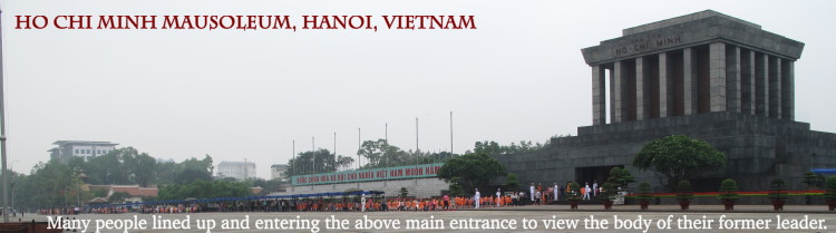 Vietnam Battlefield Tours, parade ground and entrance to Ho Chi Minh Mausoleum in Hanoi Vietnam Battlefield Tours, parade ground and entrance to Ho Chi Minh Mausoleum in Hanoi