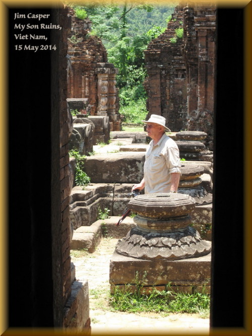 Jim Casper, My Son Holyland tour, 15 May 2014 Jim Casper, My Son Holyland tour, 15 May 2014