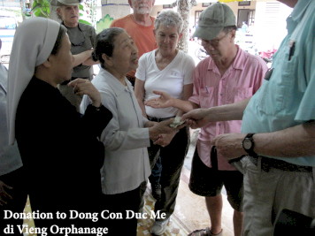 Dong Con Duc Me di Vieng Orphanage, 8 May 2014, during visit Dong Con Duc Me di Vieng Orphanage, 8 May 2014, during visit