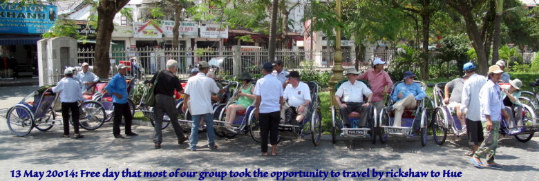 Vietnam Battlefield Tours, rickshaw tour of Hue Vietnam Battlefield Tours, rickshaw tour of Hue
