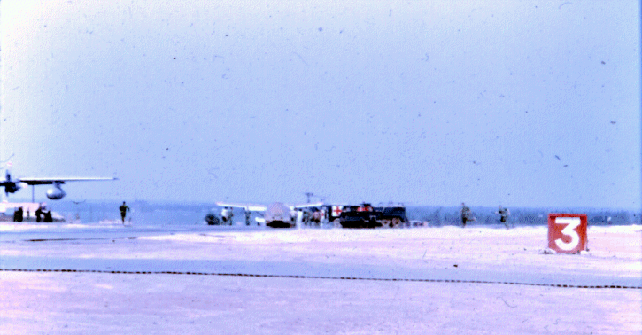 Bill Hooper landing to receive medical attention after being severely wounded inflight. Photo courtesy Jim Lawrence Bill Hooper landing to receive medical attention after being severely wounded inflight. Photo courtesy Jim Lawrence