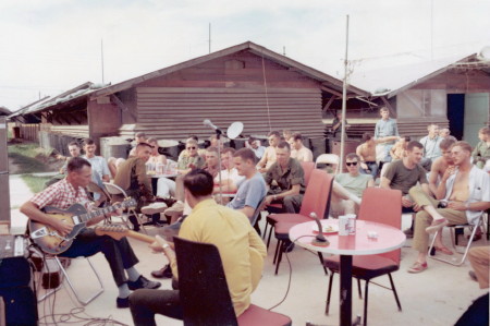 Company entertainment before the real show started, 1969