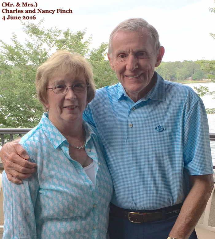 Charles and Nancy Finch, 2016 Charles and nancy Finch, 2016