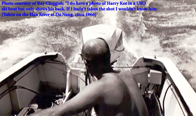 SP5 Harry I. Kee, 220th Aviation Company, relaxing on Han River, circa 1966 SP5 Harry I. Kee, 220th Aviation Company, relaxing on Han River, circa 1966