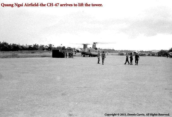 Dennis Currie photo, the chopper arrives Dennis Currie photo, the chopper arrives