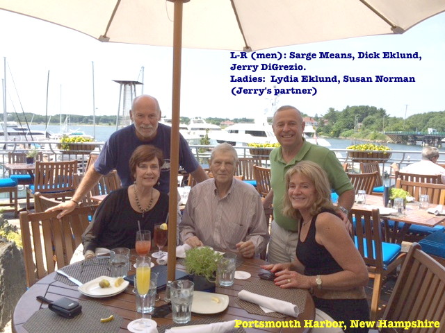 Sarge Means, Dick Eklund, Jerry DiGrezio and ladies Sarge Means, Dick Eklund, Jerry DiGrezio and ladies