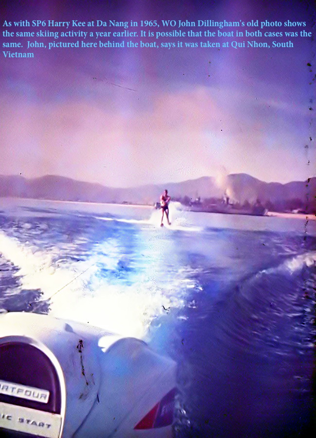 Skiing at Qui Nhon on R and R, 1966 Skiing at Qui Nhon on R and R, 1966