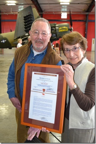 Donald Eugene and Ellie Wilson, Heritage Flight Museum, 7 November 2017 Donald Eugene and Ellie Wilson, Heritage Flight Museum, 7 November 2017