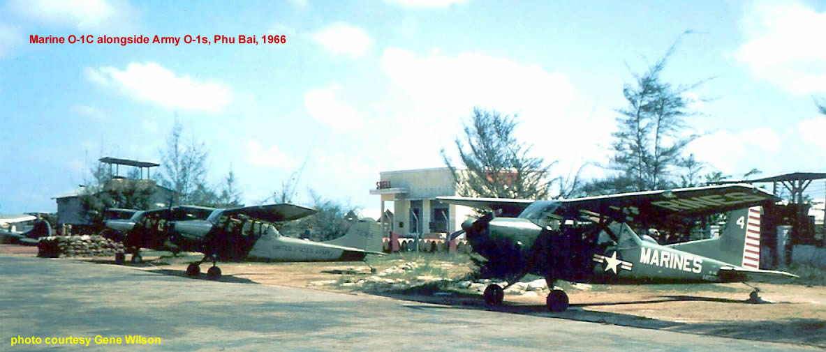 Marine O-1C at Phu Bai Airport