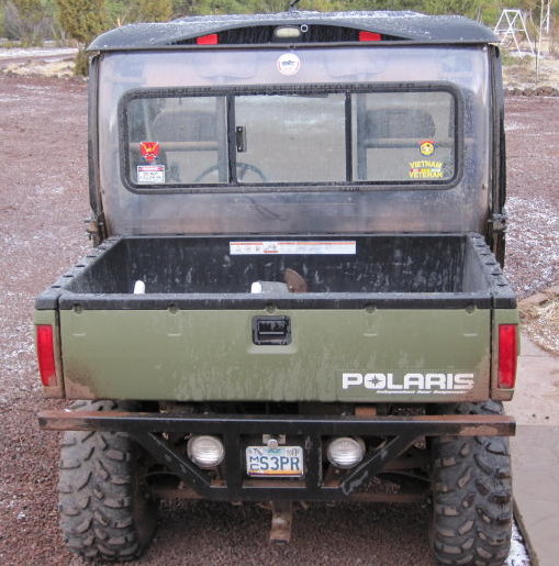 Bentley Golf cart with stickers
