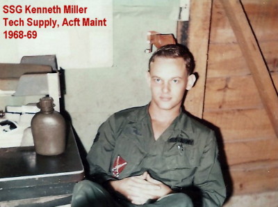 SSG Kenneth W. Miller, Tech Supply, 1969, photo Jim Turnbow