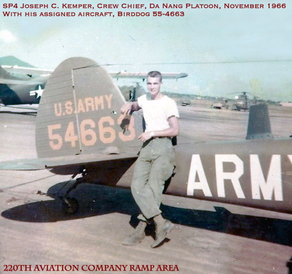 SP4 Joseph Clark Kemper, 220th Avn Co, 3rd Plat., 1965-66 SP4 Joseph Clark Kemper, 220th Avn Co, 3rd Plat., 1965-66