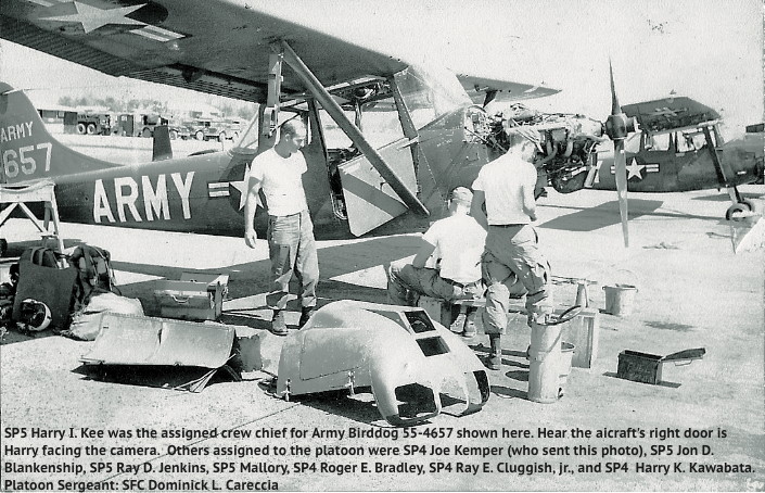 SP5 Harry I. Kee, Crew chief, 220th Aviation Company, circa 1965-66 SP5 Harry I. Kee, Crew chief, 220th Aviation Company, circa 1965-66