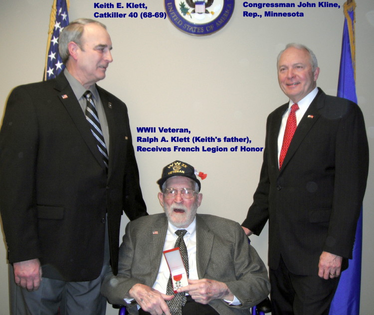 WWII Veteran Ralph H. Klett receives the French Legion of Honor WWII Veteran Ralph H. Klett receives the French Legion of Honor