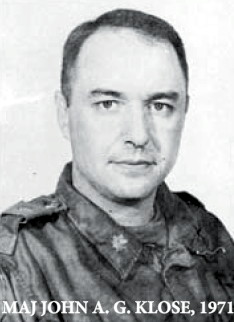 Major John A. G. Klose, Commander, 62nd Aviation Company (Coachmen) Major John A. G. Klose, Commander, 62nd Aviation Company (Coachmen)