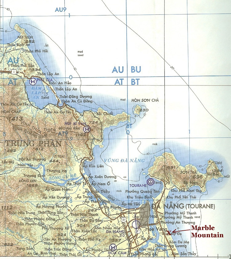 Da Nang-Marble Mountain area