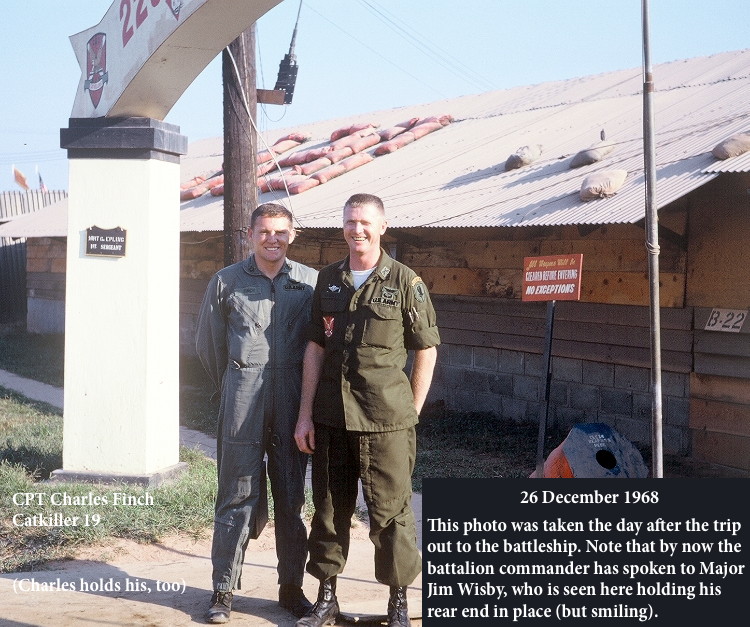 Back home and seeing the man, CPT Charles Finch and MAJ James Wisby, Cdr, 220th Avn Co Back home and seeing the man, CPT Charles Finch and MAJ James Wisby, Cdr, 220th Avn Co