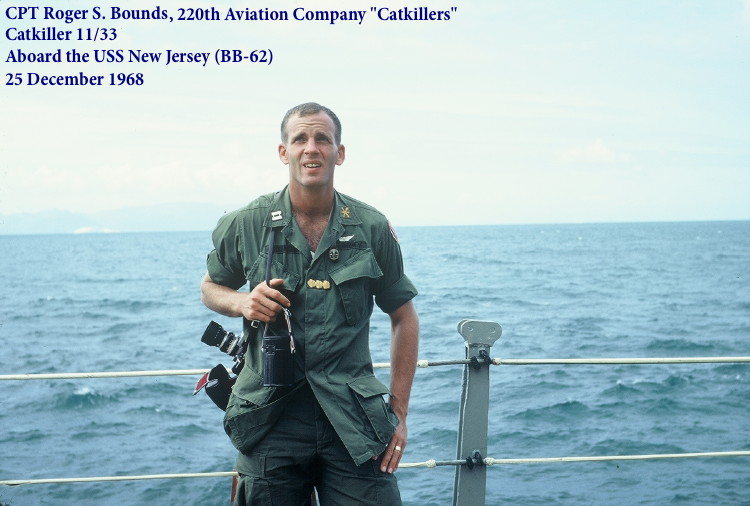 CPT Roger S. Bounds aboard the US Battleship New Jersey CPT Roger S. Bounds aboard the US Battleship New Jersey