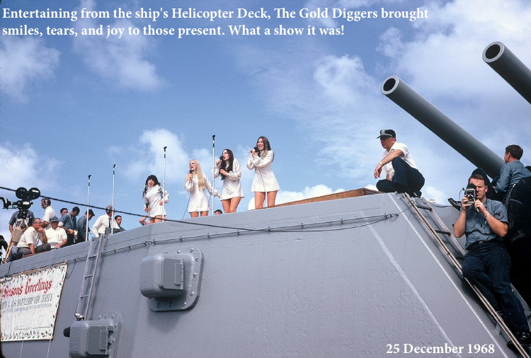 aboard the US Battleship New Jersey aboard the US Battleship New Jersey
