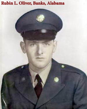 Rubin L. Oliver, Banks, Alabama, 21 year veteran, United States Army Rubin L. Oliver, Banks, Alabama, 21 year veteran, United States Army