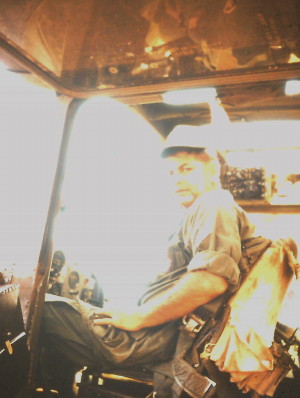 photo, SP5 Wayne Parker, Catkiller Crew Chief, July 1966 to July 1967