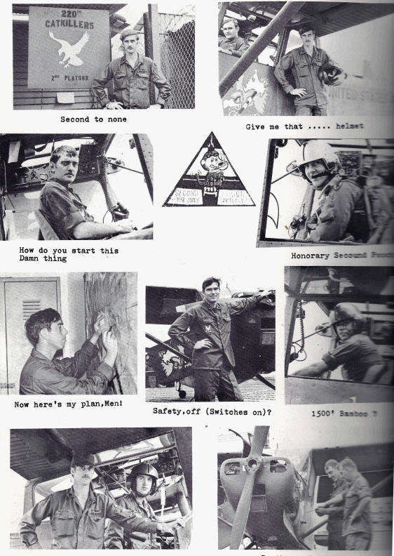 Pooch patches from the 1971 212th CAB Yearbook, courtesy Dick Wells