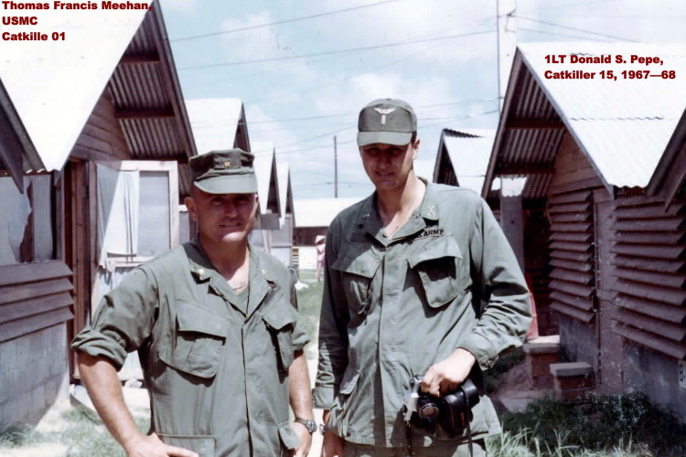 Major Tank Meehan, AO, and 1LT Don Pepe, Catkiller 15 Major Tank Meehan, AO, and 1LT Don Pepe, Catkiller 15