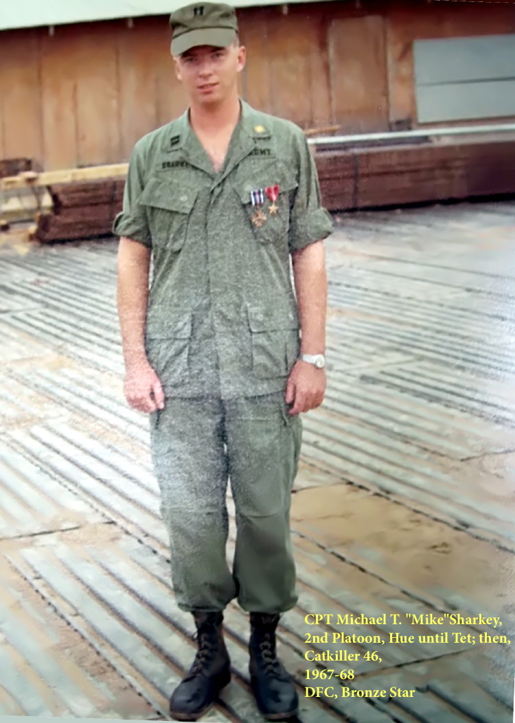 CPT Mike Sharkey, DFC, BSM, awarded June 1968 (action 8 September 1967) CPT Mike Sharkey, DFC, BSM, awarded June 1968 (action 8 September 1967)