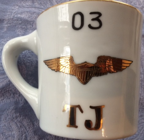 Tom Shaver cup. back side Tom Shaver cup, back side