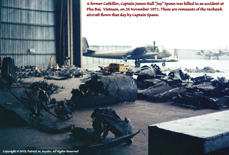Remnants of Mowhawk flown by CPT Jay Spann, Nov 1971 Remnants of Mowhawk flown by CPT Jay Spann, Nov 1971