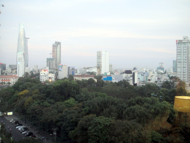 View from our hotel in Saigon. View from our hotel in Saigon.