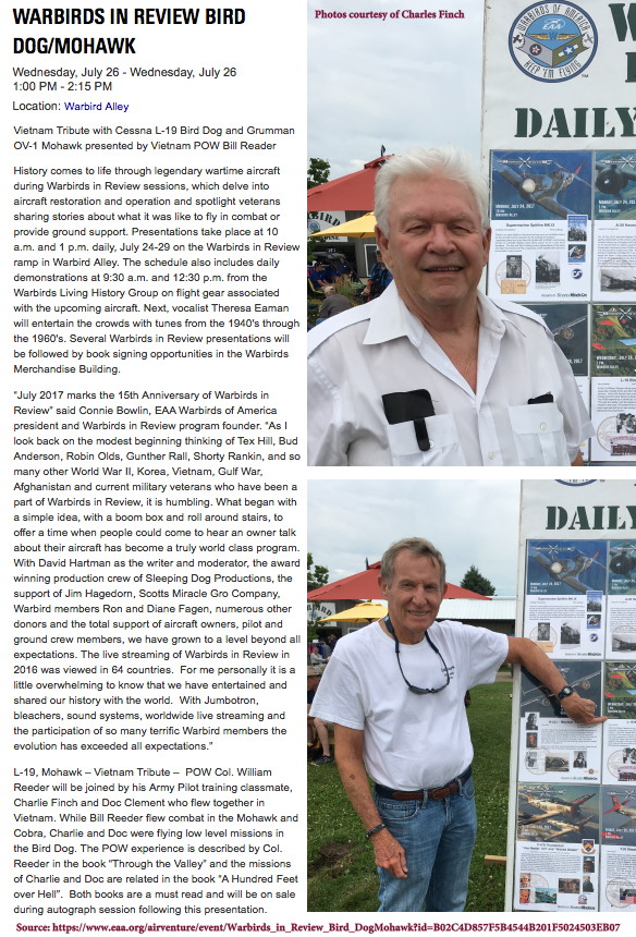 Catkillers Doc Clement and Charles Finch at EAA AirVenture, 2017 Catkillers Doc Clement and Charles Finch at EAA AirVenture, 2017
