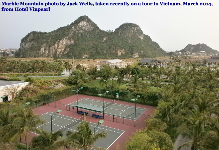 Marble Mountain view, Hotel Vinpearl, by Jack Wells Marble Mountain view, Hotel Vinpearl, by Jack Wells