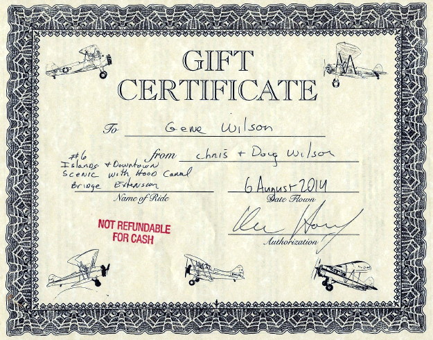Gene Wilson's 80th birthday gift from sons Gene Wilson's 80th birthday gift from sons
