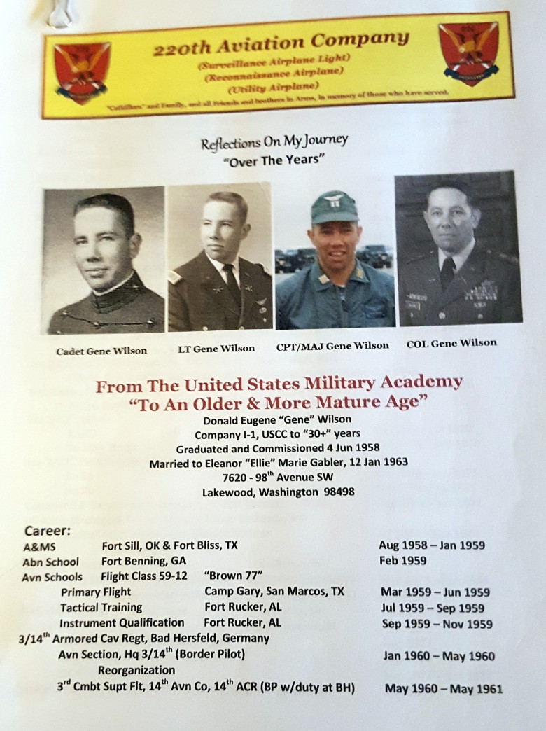 Gene Wilson Memorial Service 18 February 2017 Gene Wilson Memorial Service 18 February 2017